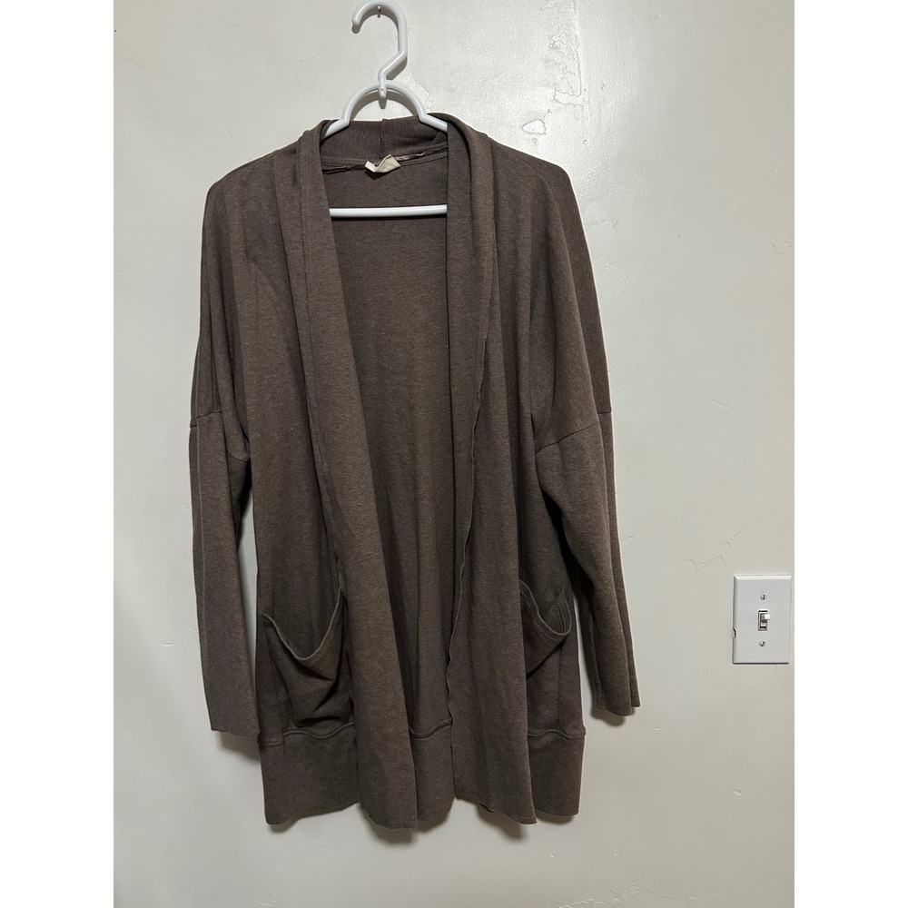 Pact airplane wrap cardiga Organic Cotton Open Front Cardigan Pockets XS S